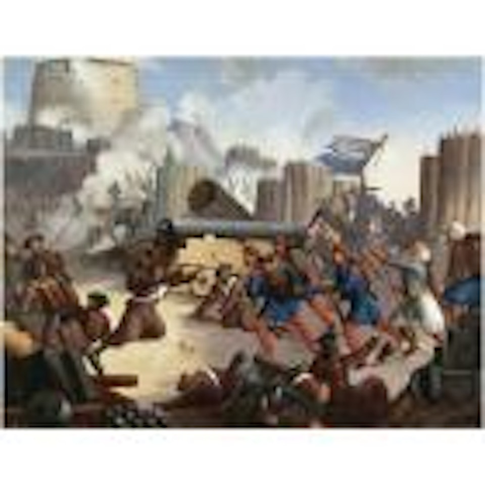 A scene from the Crimean war by European School