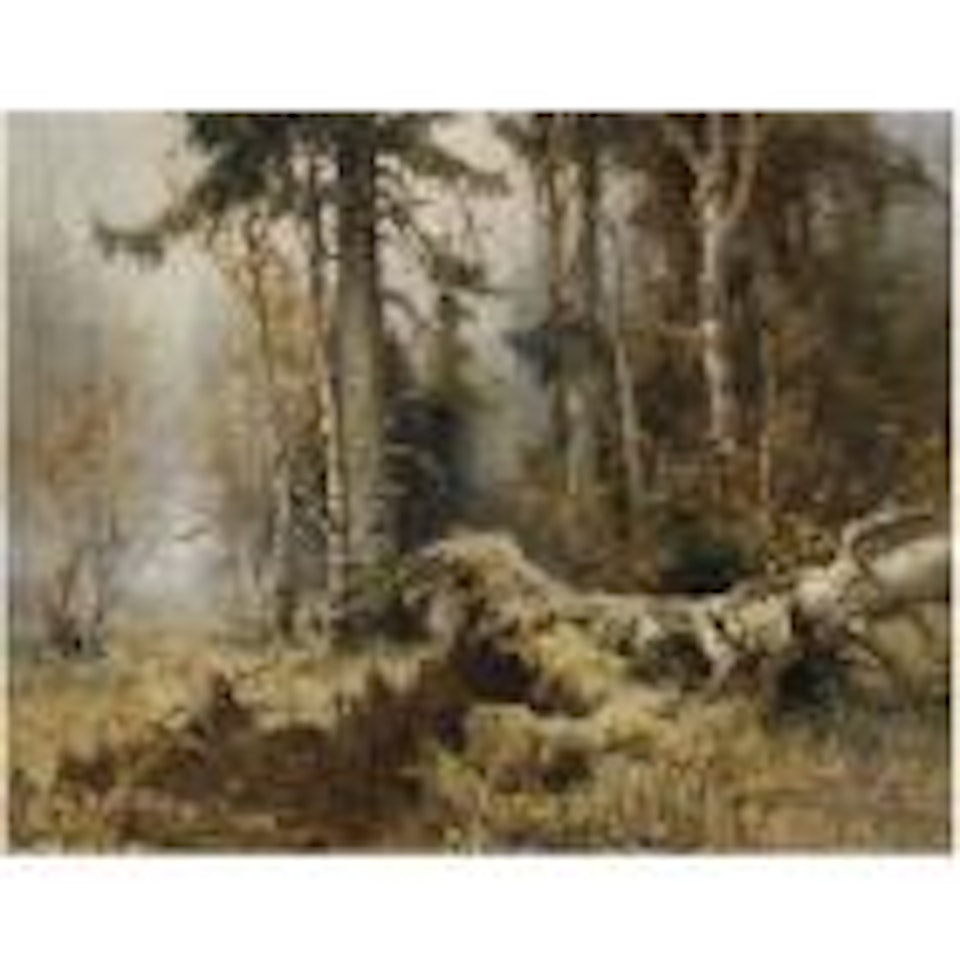 The forest in early morning by Yuli Yulievich Klever the Younger