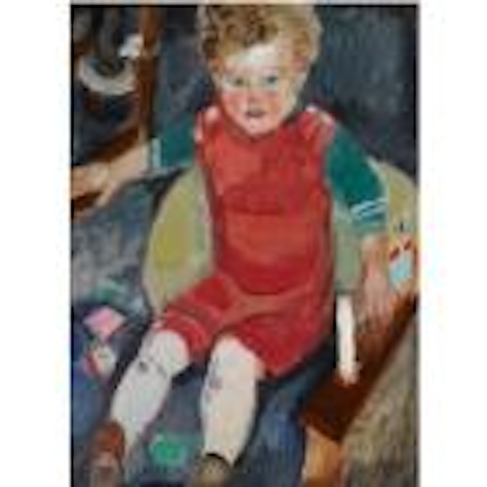Portrait of the artist's son Jan Sluijters jr. by Jan Sluyters