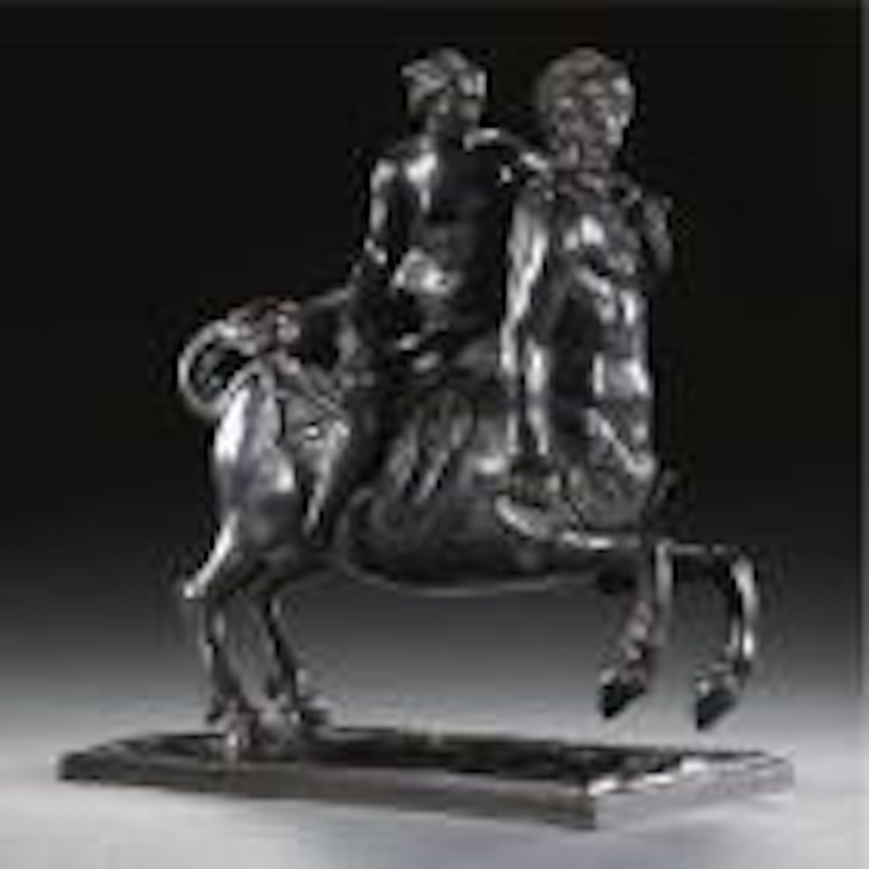 A bronze group of Nessus and Deianeira by Francesco Fanelli by Italian School