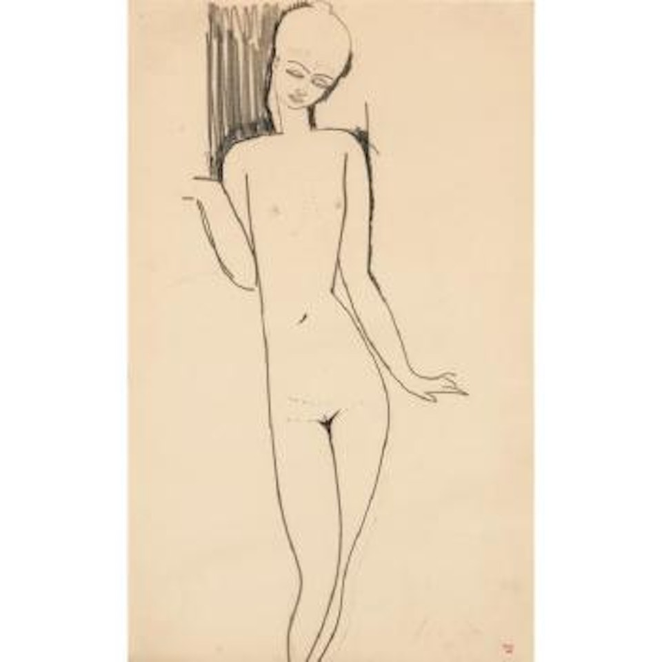 Femme Nue, Vue de Face by Amedeo Modigliani