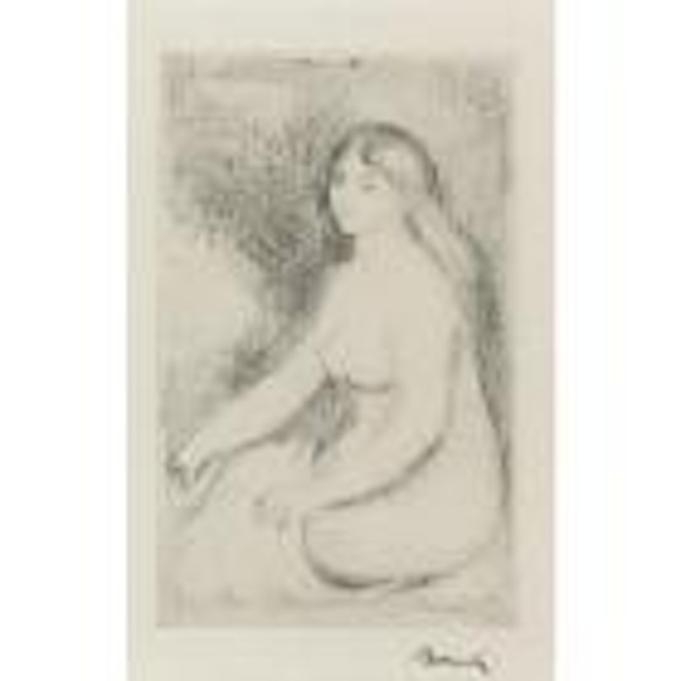 Baigneuse assise (D., S. 11) by Pierre-Auguste Renoir
