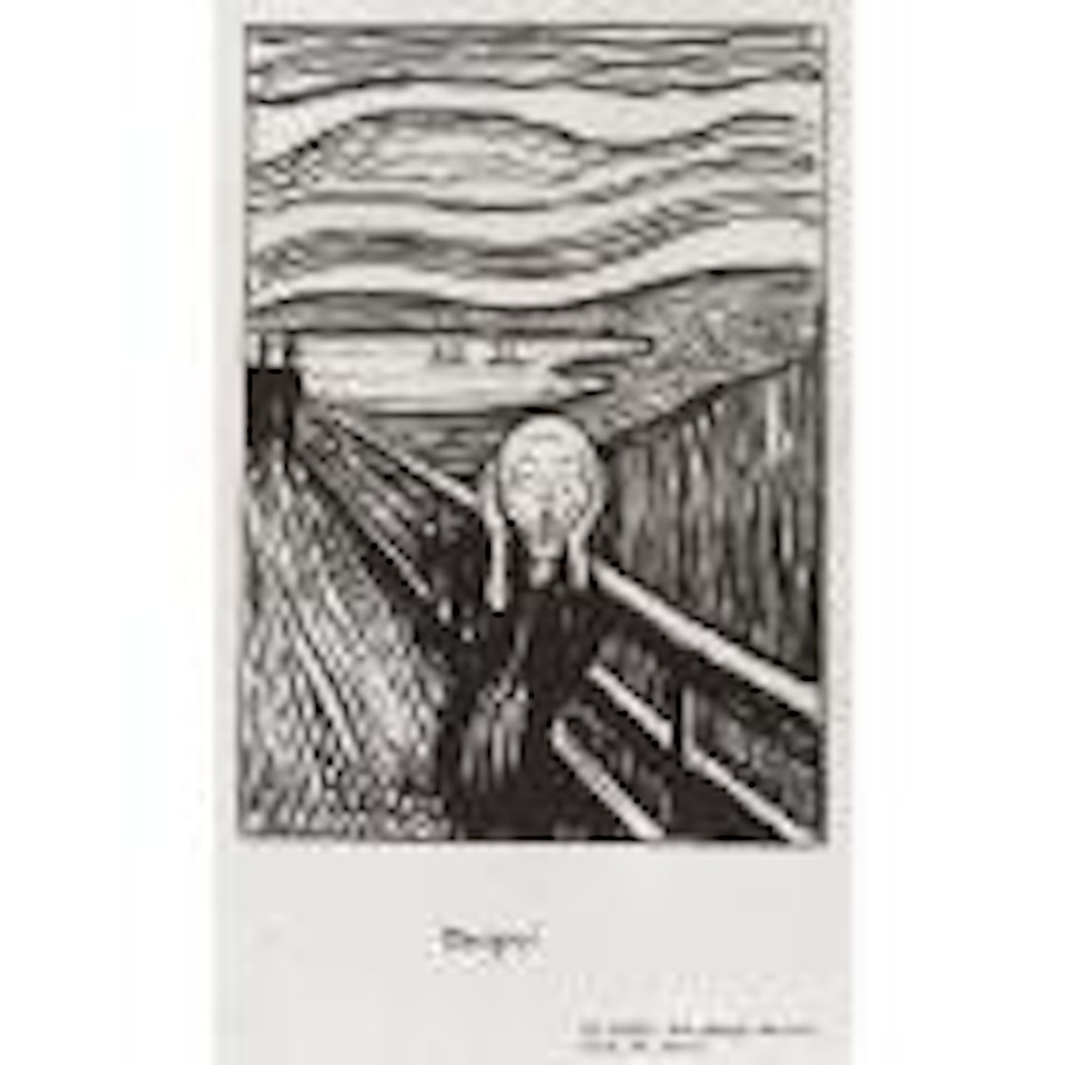 Das Geschrei (W. 38; S. 32) by Edvard Munch