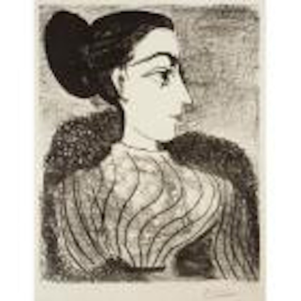 Femme au chignon (B. 853) by Pablo Picasso