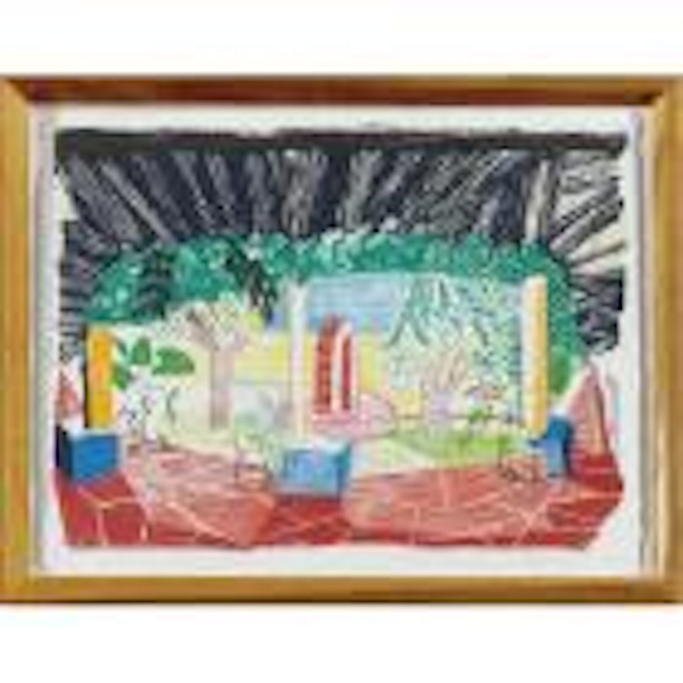 Views of Hotel Well I (T. 280:DH67) by David Hockney