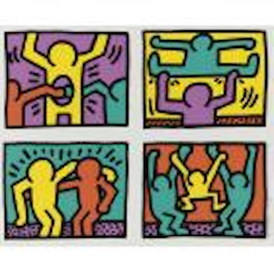 Pop shop quad I by Keith Haring