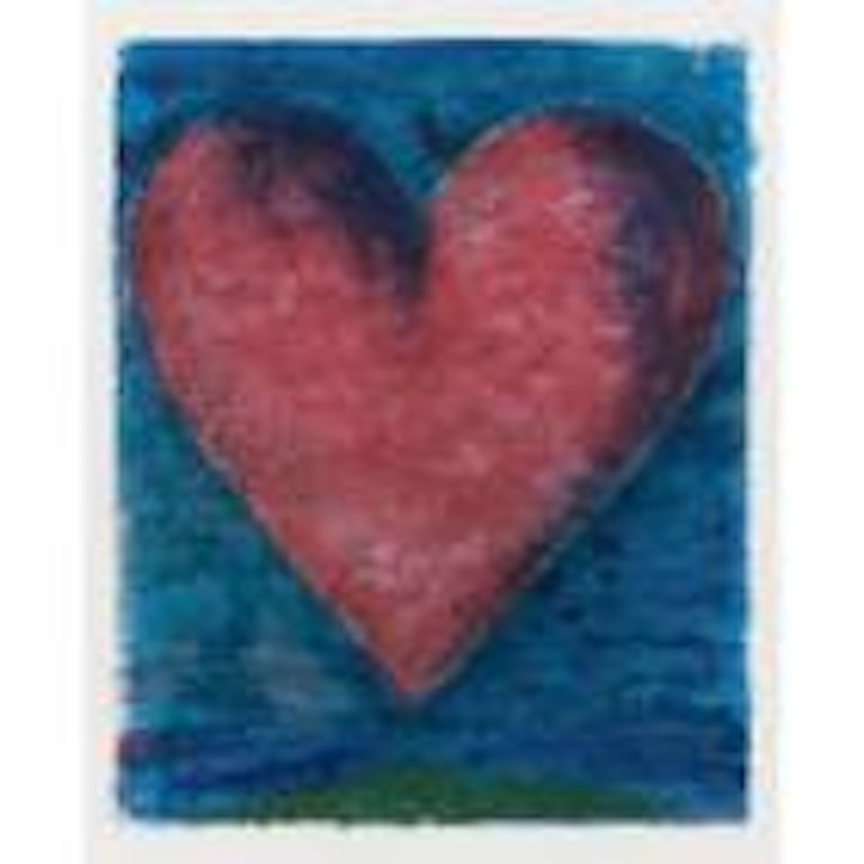 A heart of the Rue de Grenelle (D'O. & F. 91) by Jim Dine