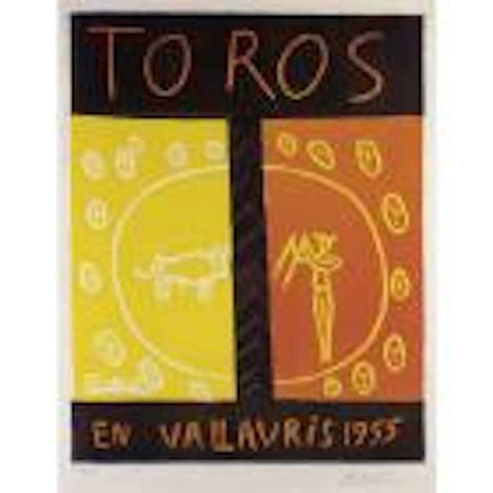 Toros en Vallauris 1955 (B. 1265; BA. 1029) by Pablo Picasso