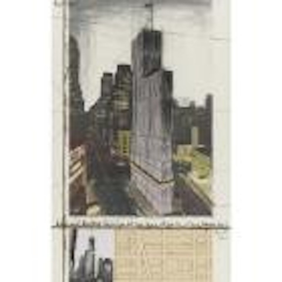 Wrapped bulding, project for 1 Times Square, Allied Chemical Tower, New York (S. 154) by Christo