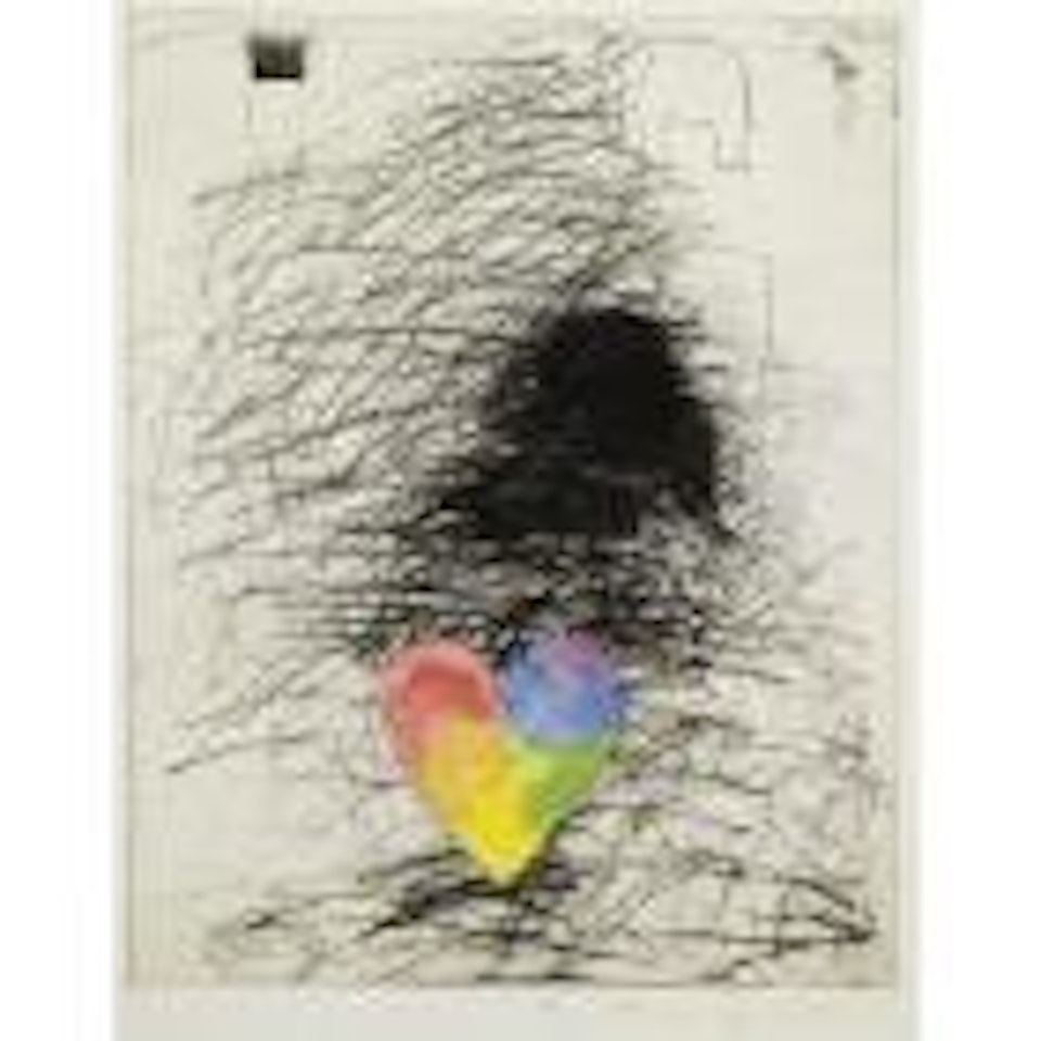 A girl and her dog II (Williams College 37) by Jim Dine