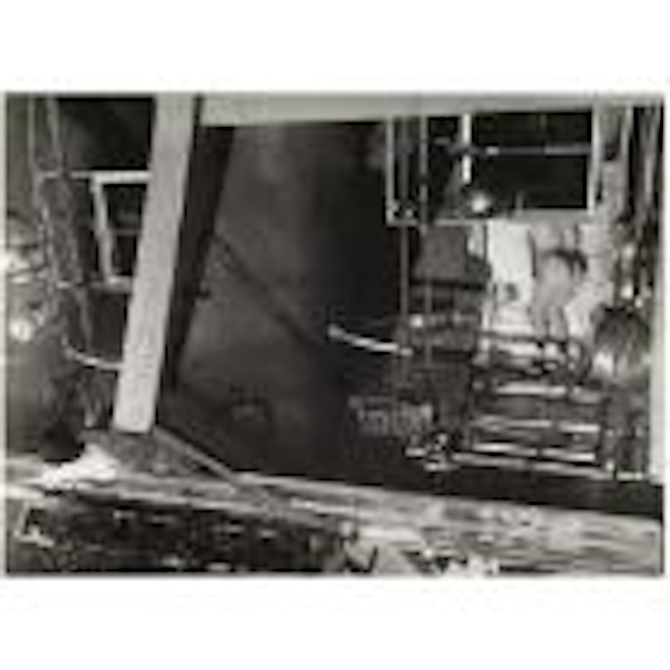 Untitled (Looking down on a solarium) by André Kertész