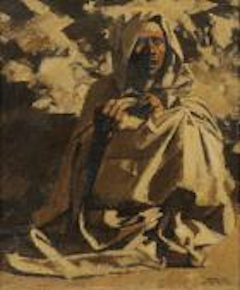 Hommes assis by Bernard Boutet de Monvel