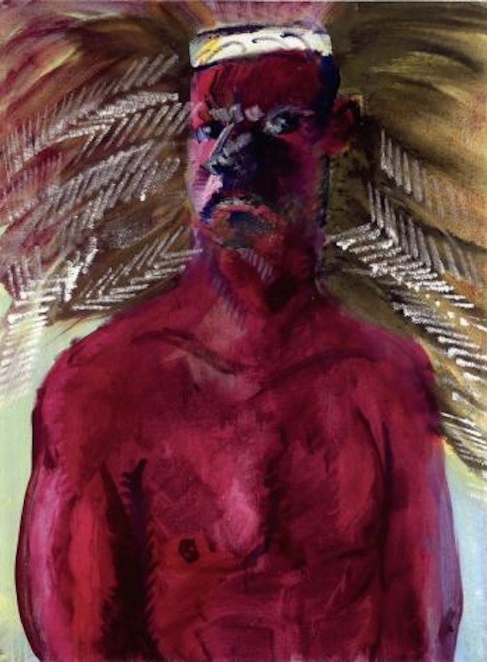 Selbst als Indianer by Rainer Fetting