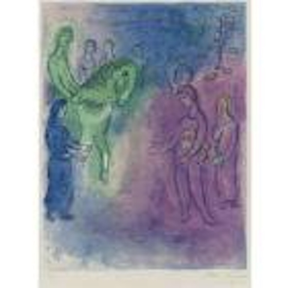 Daphnis and Chloe: Arrival of Dionysophanes (M. 344) by Marc Chagall
