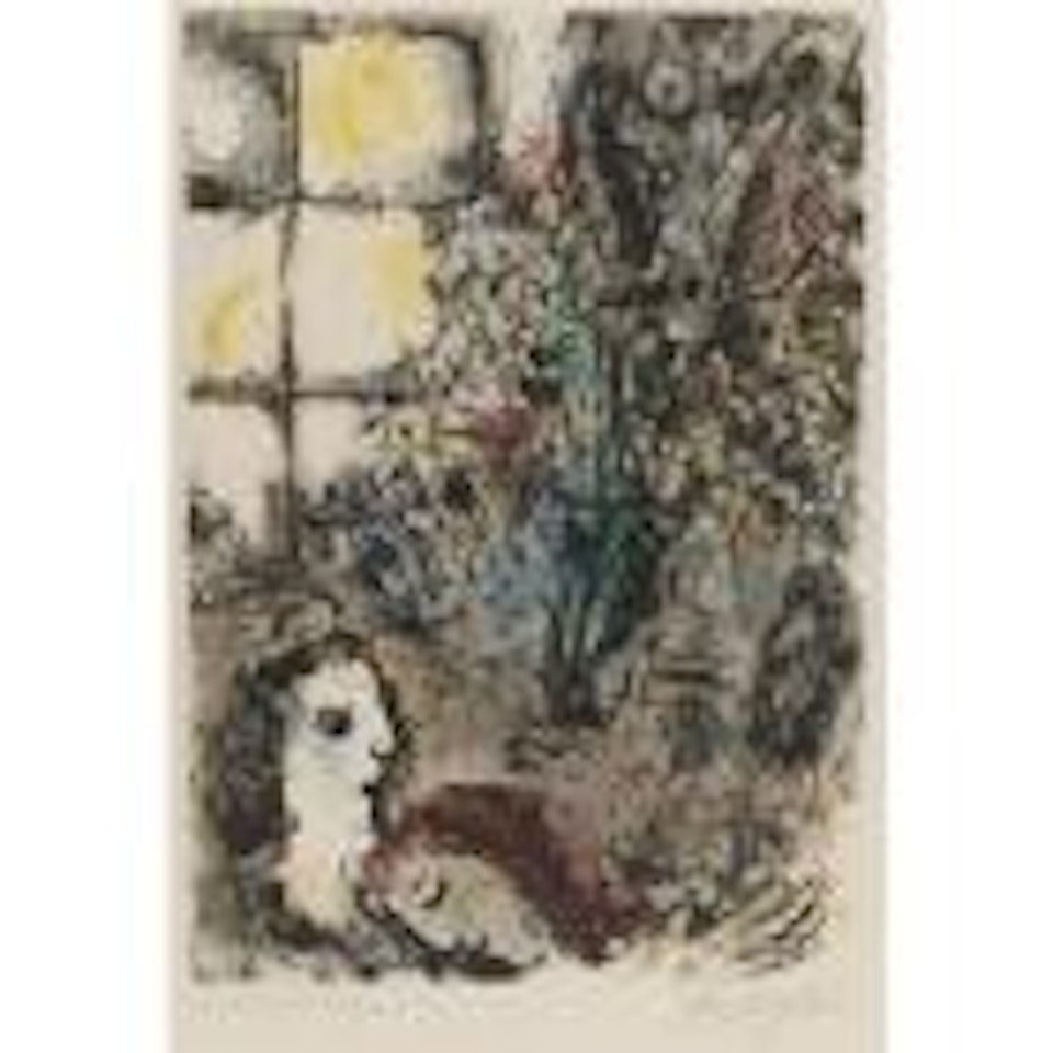 The summer evening (M. 545) by Marc Chagall