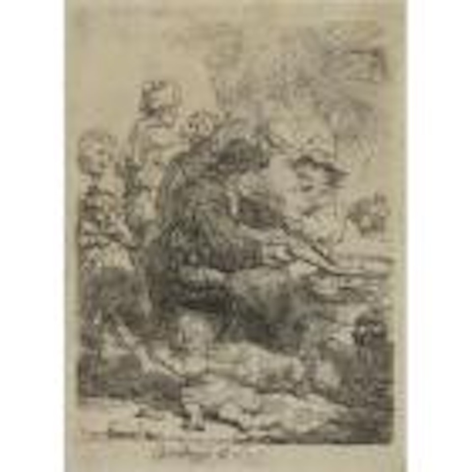 The Pancake Woman (B., HOLL. 124; H. 141; BB.35-J) by Attributed to Rembrandt Harmensz van Rijn