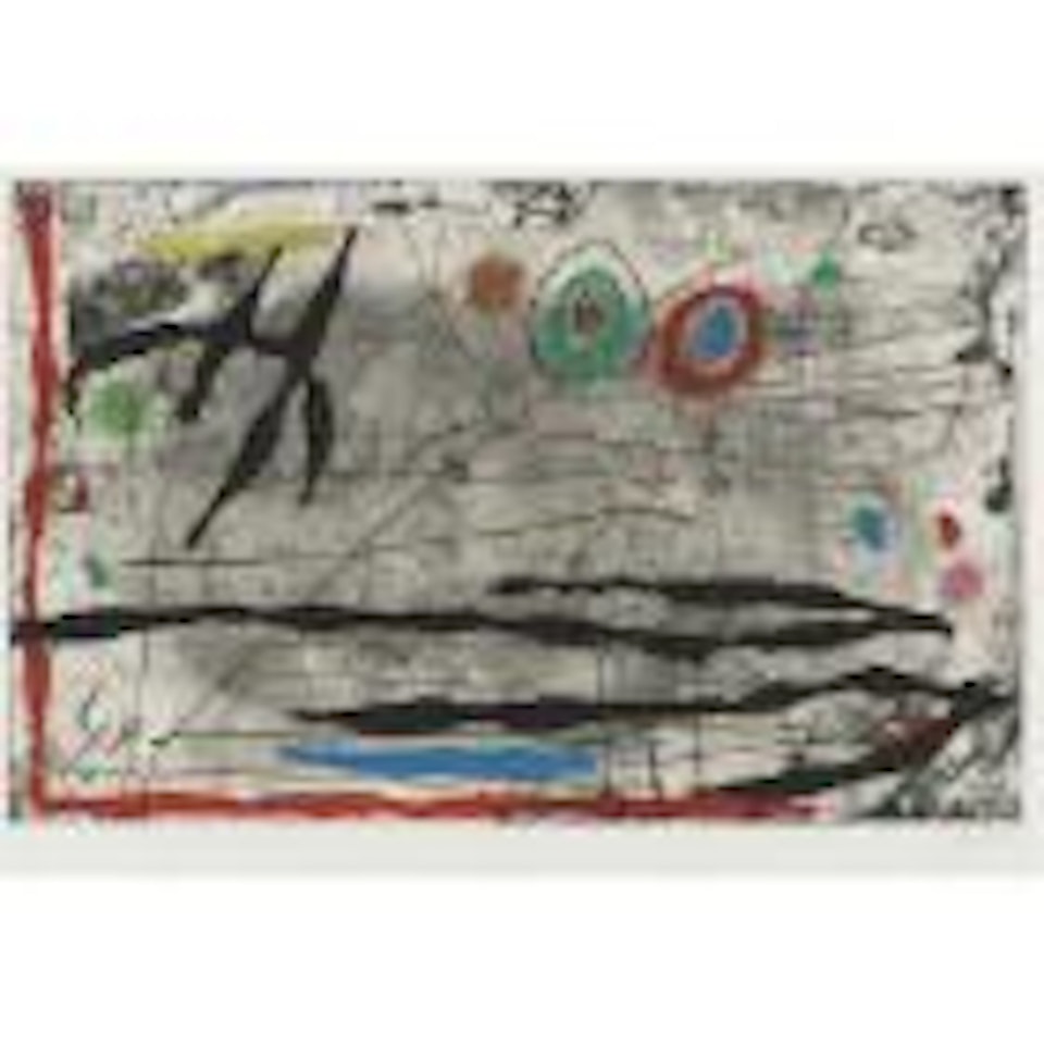 Trace sur la Paroi I (D. 440) by Joan Miró