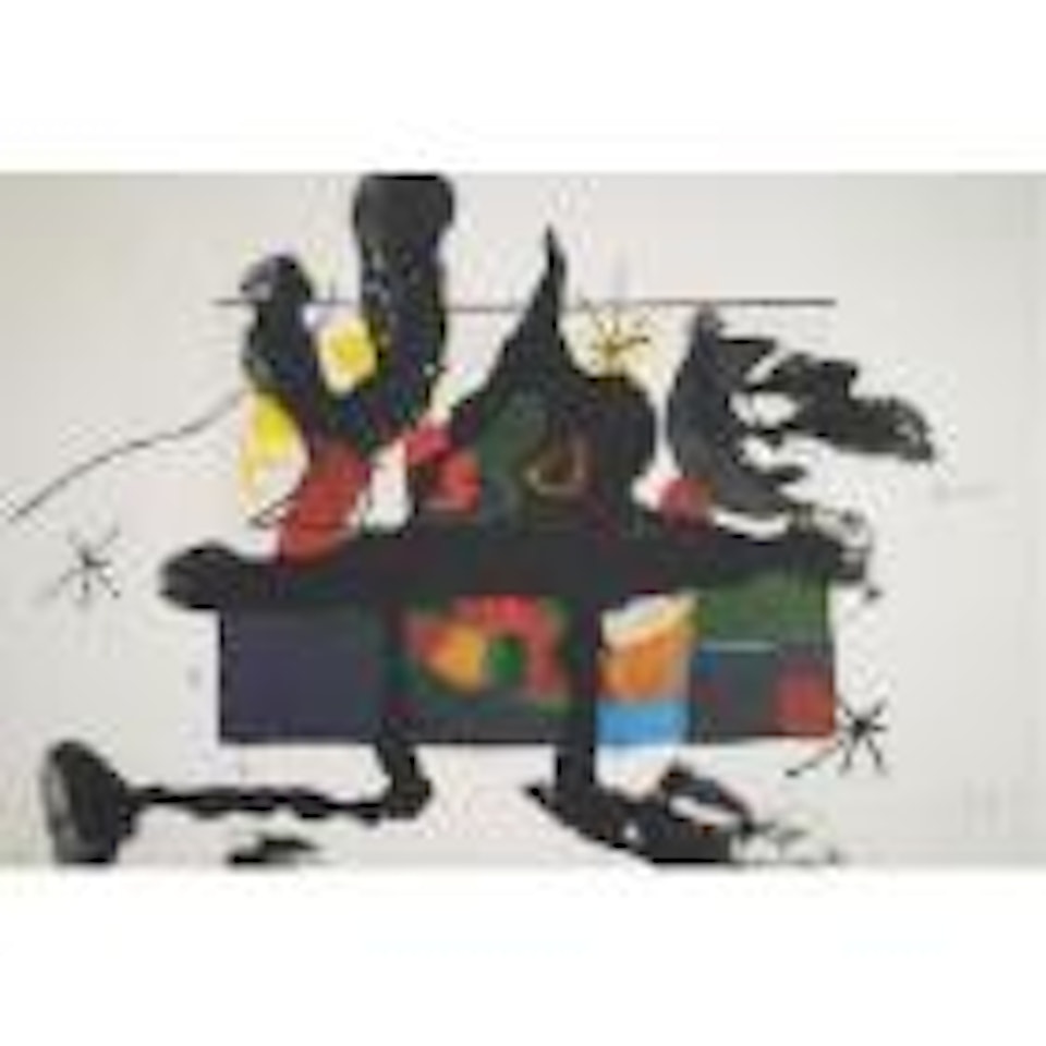 Barcelona: One Plate (D. 592) by Joan Miró