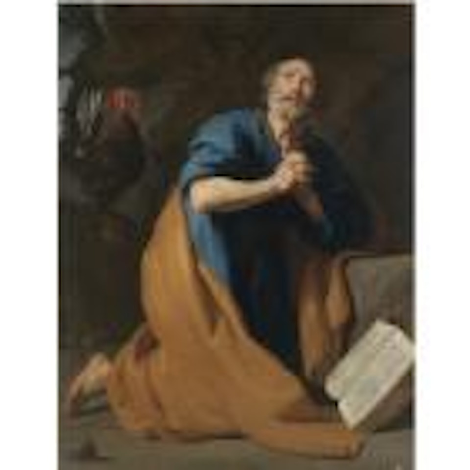 Saint Peter in Penitence by Roman School