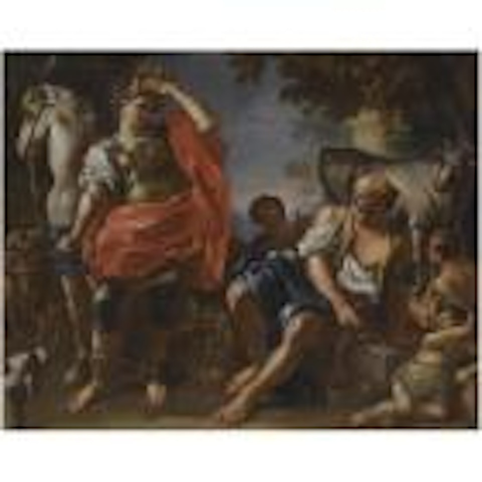 Erminia among the shepherds by Francesco de Mura