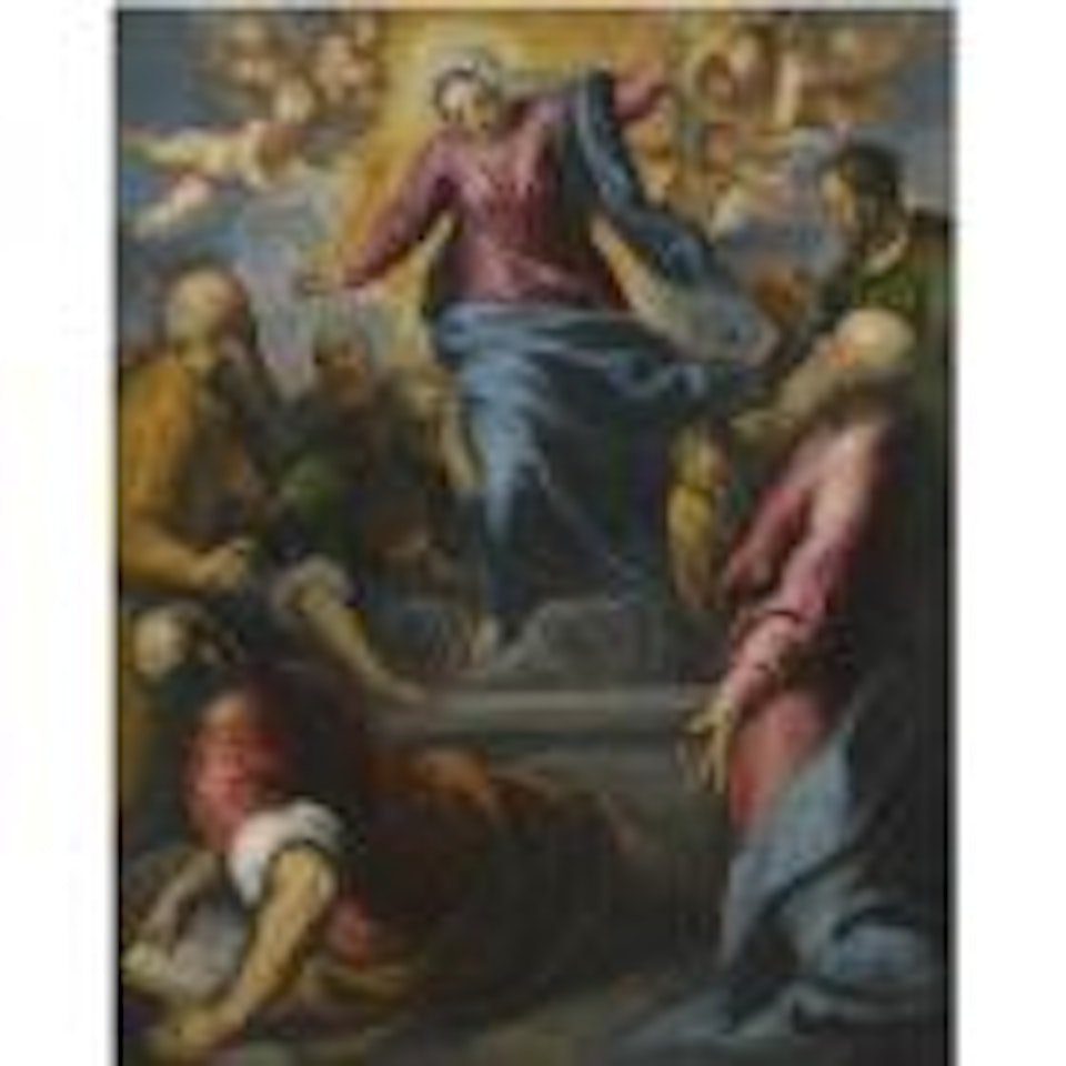 The Assumption by Jacopo Palma il Giovane