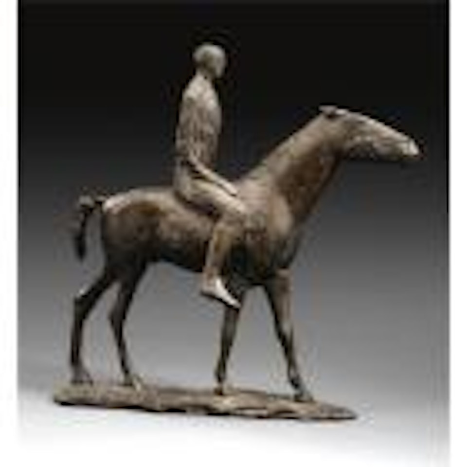 Horse and rider by Elisabeth Frink