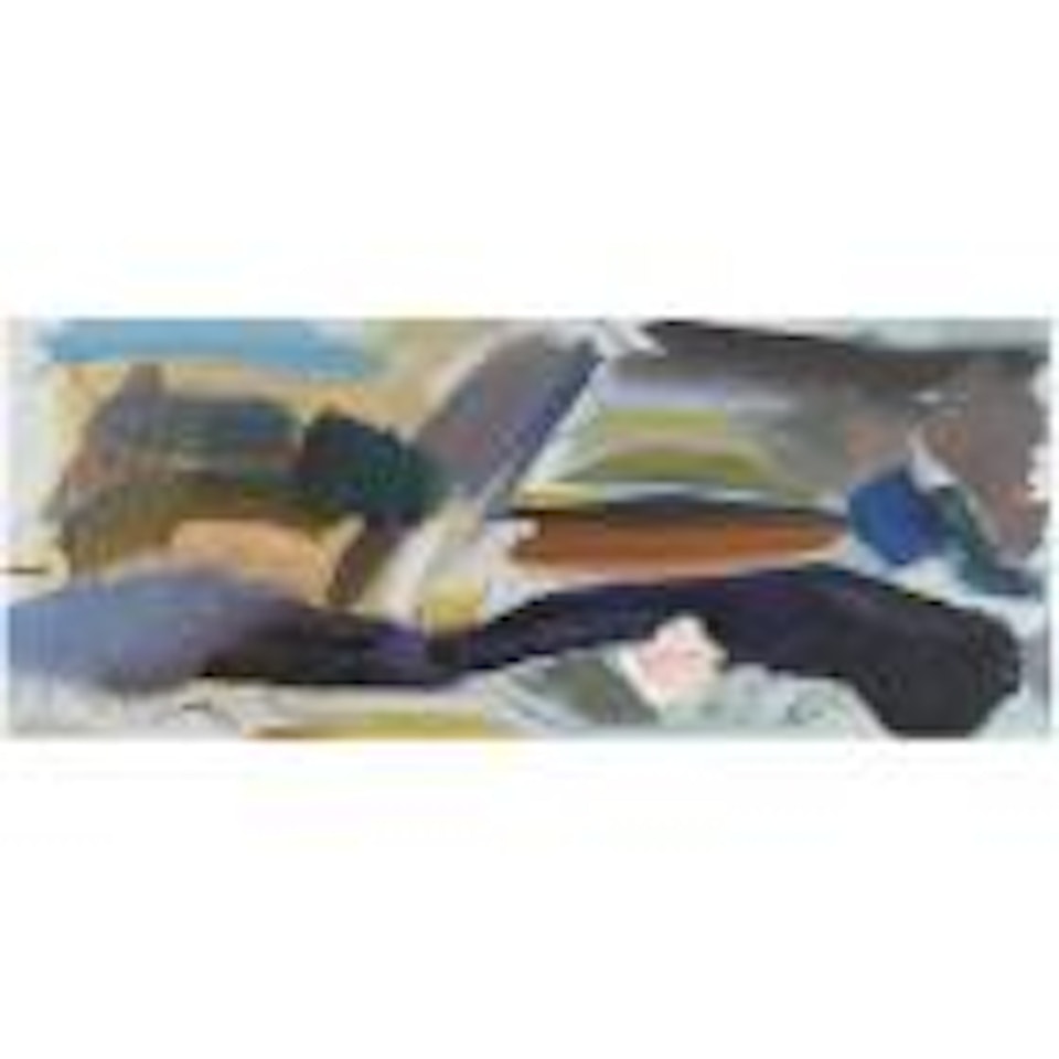 Hunston old canal in winter by Ivon Hitchens
