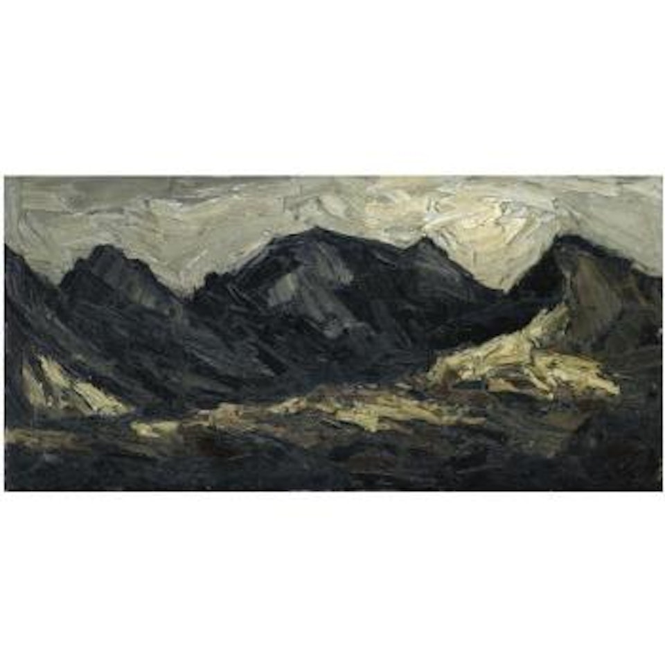 Snowdonian Mountains by Kyffin Williams
