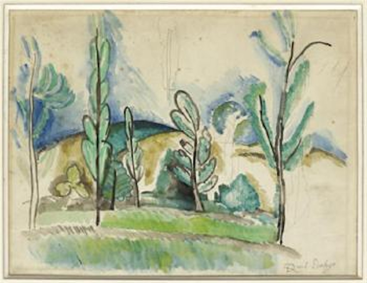 Paysage by Raoul Dufy