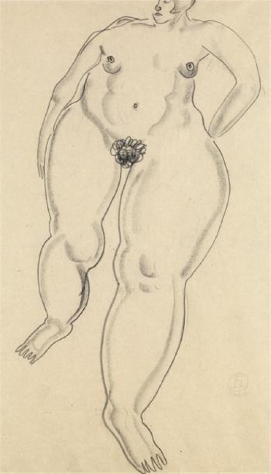 Nu-féminin by Sanyu