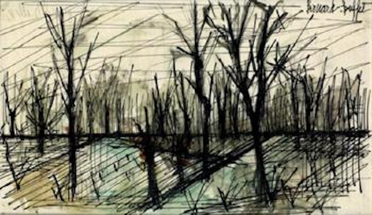Forèt à ville d'avray by Bernard Buffet