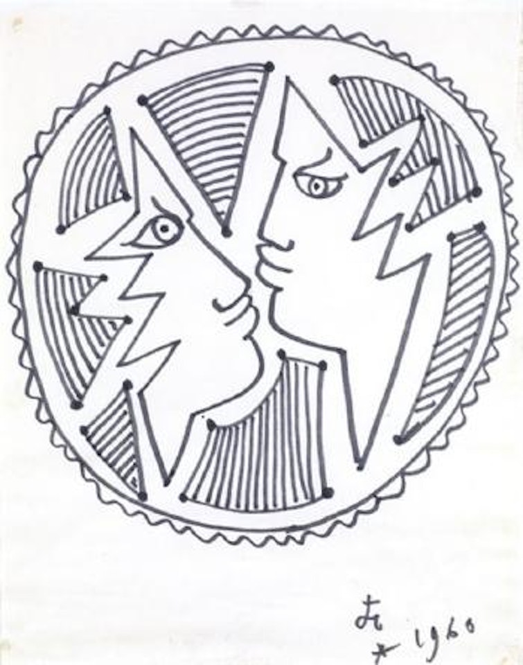 Le baiser by Jean Cocteau