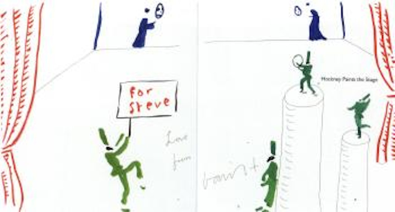 Puchinelli by David Hockney