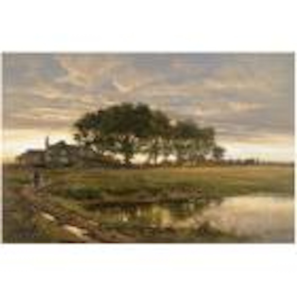 After rain, Worcestershire by Benjamin Williams Leader