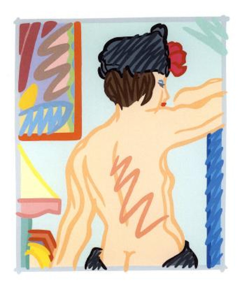 Judy with Black Hat by Tom Wesselmann