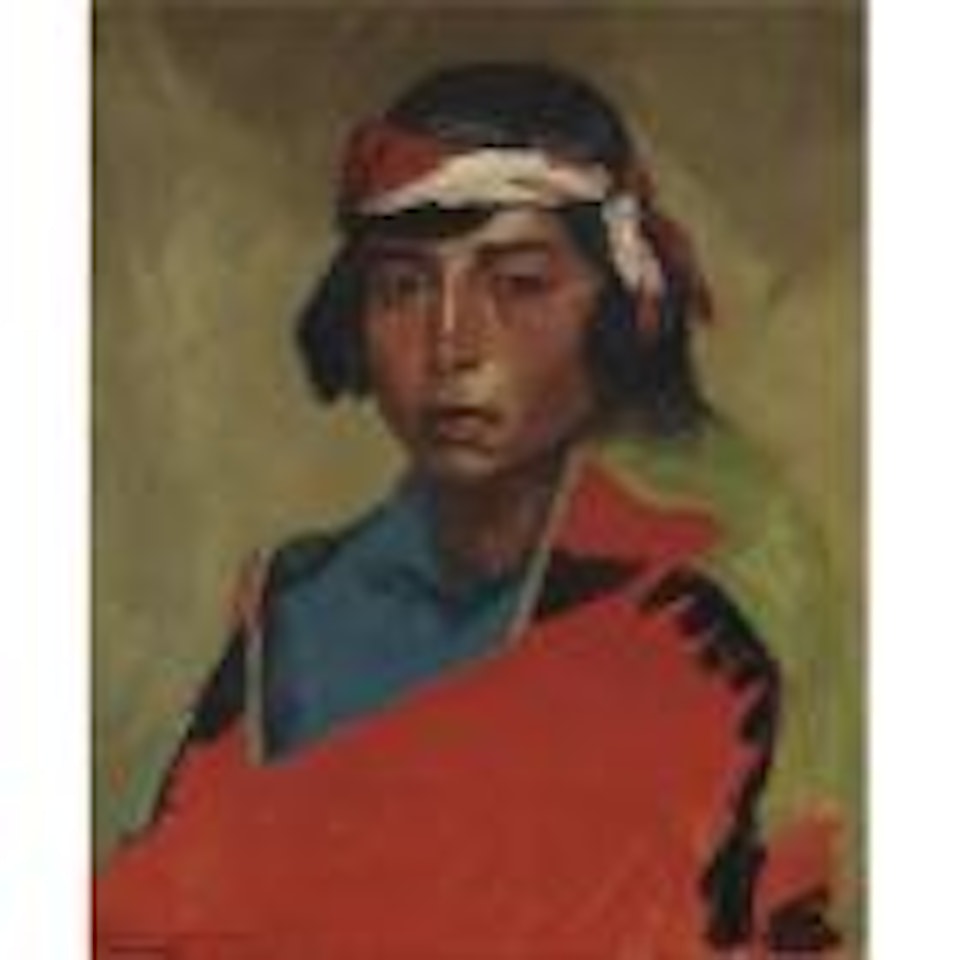 Young Buck of the Tesuque Pueblo by Robert Henri
