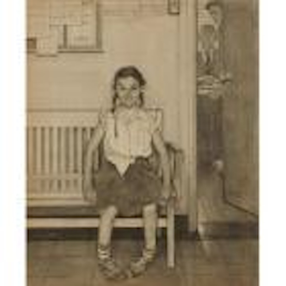 Girl with black eye by Norman Rockwell