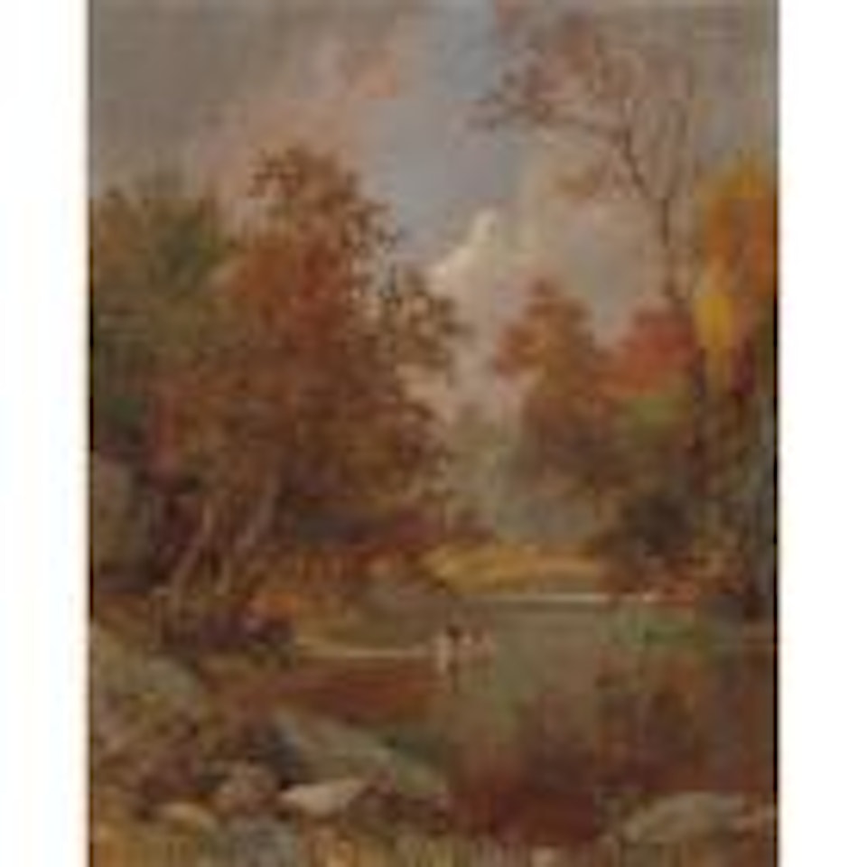 Autumn on the river by Jasper Francis Cropsey