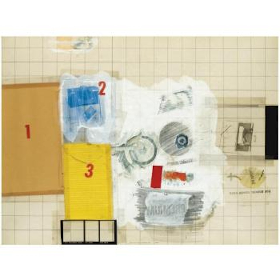 Hay check by Robert Rauschenberg
