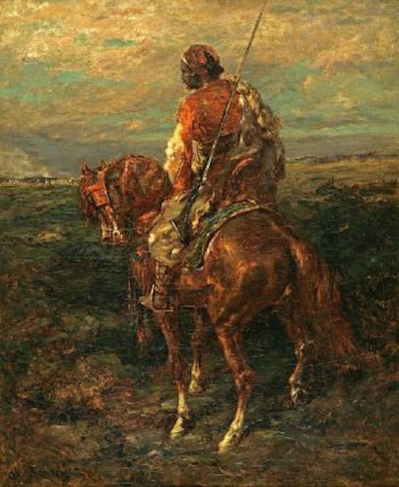 The advance guard by Adolf Schreyer