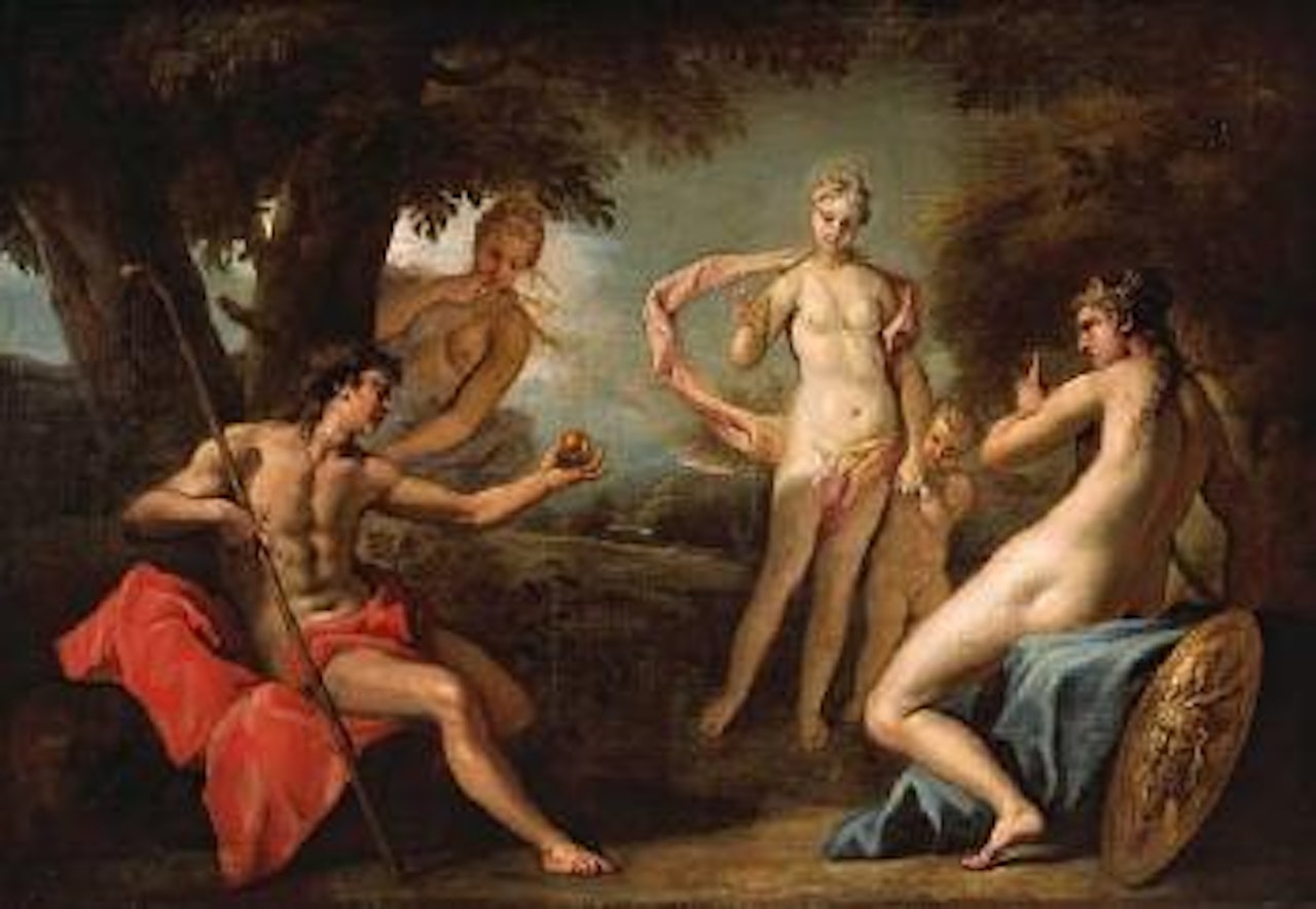 The judgment of Paris by Sebastiano Ricci