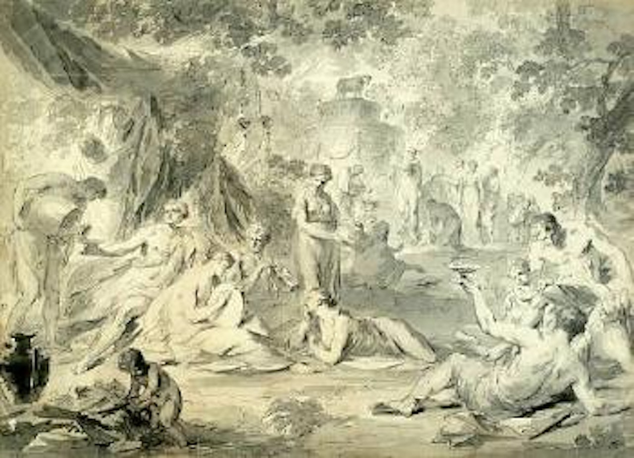 Bacchanal by Louis-Félix de la Rue