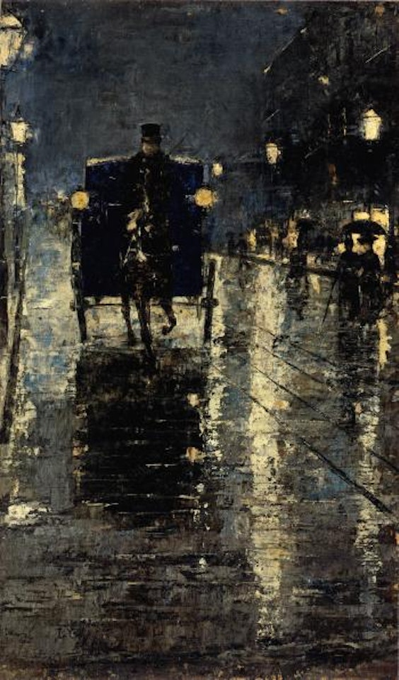Berlin bei Nacht by Lesser Ury