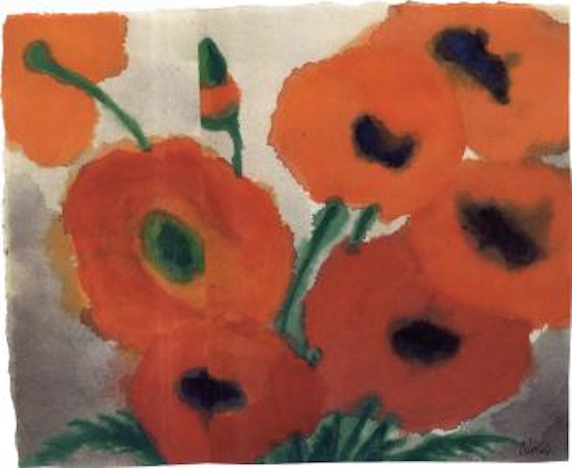 Rote Mohn-Bluten by Emil Nolde