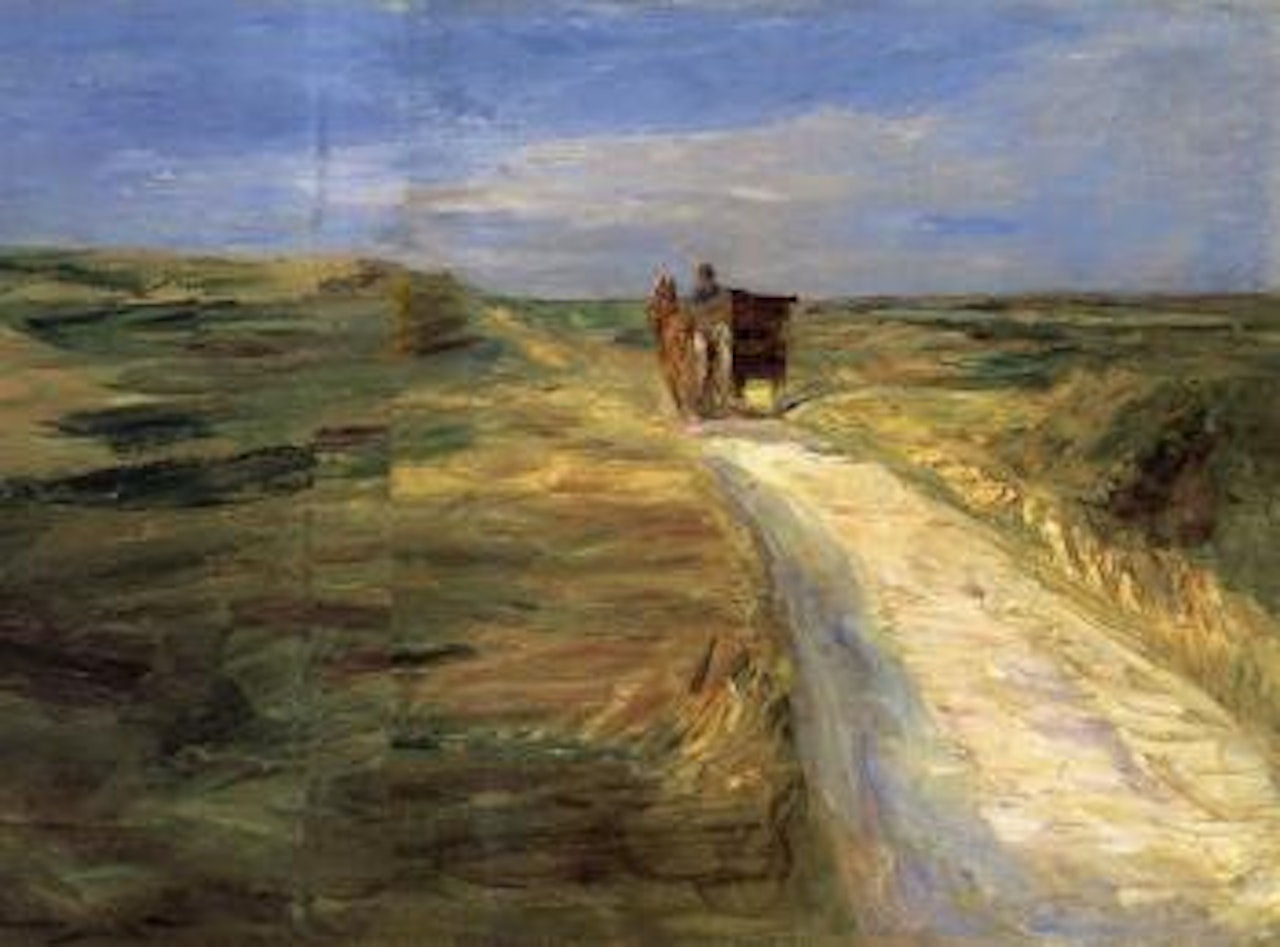 Karre in den Dunen by Max Liebermann