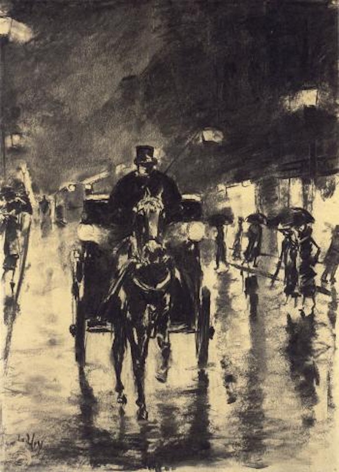 Berlin bei Nacht by Lesser Ury