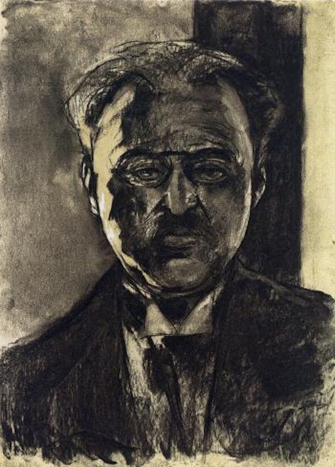Selbstbildnis mit Kneifer by Lesser Ury