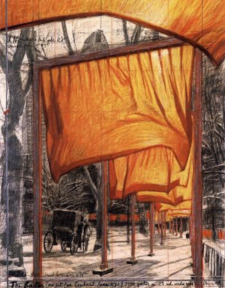 The Gates (Project for Central Park NYC) by Christo