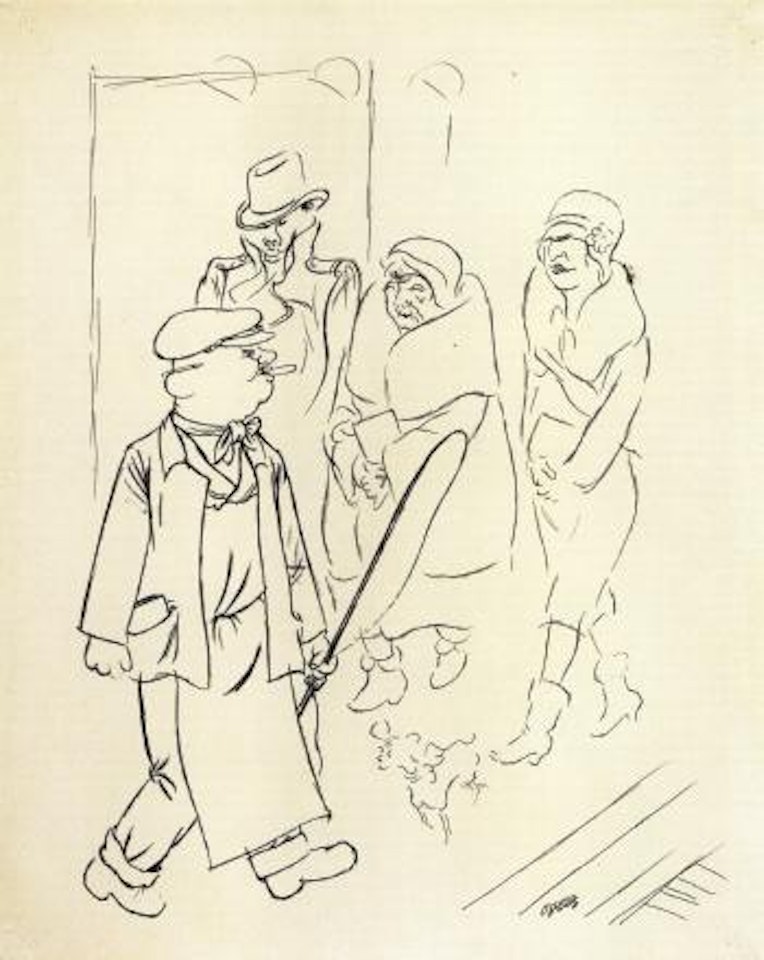 Strassenszene, Berlin by George Grosz