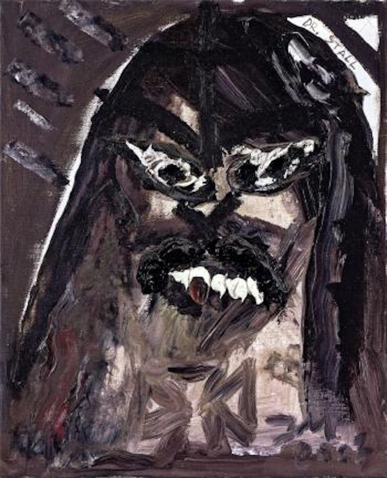 Die Astronautin mit grunlichen Tintenfischhoschen by Jonathan Meese